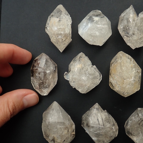 Fenster Quartz crystals from Mexico - appx 1.5" / appx 20gm each - natural skeletal quartz stone