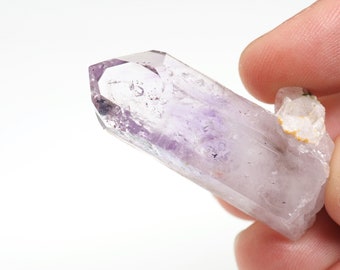 Amethyst crystal from Goboboseb Mtns, Namibia - 41mm x 20mm x 12mm (F96643) structure minerals