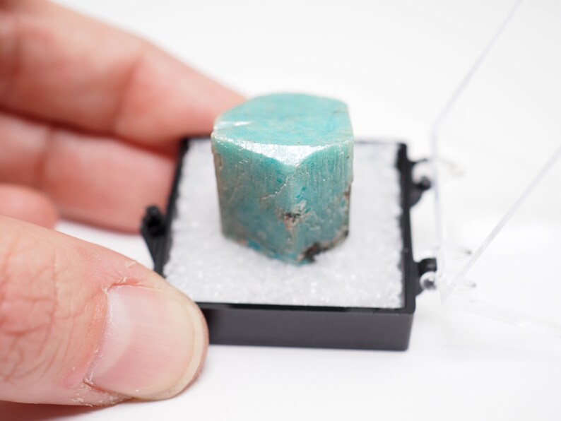 Cristal d'amazonite de Lake Colorado, ÉtatsUnis, pierre de la