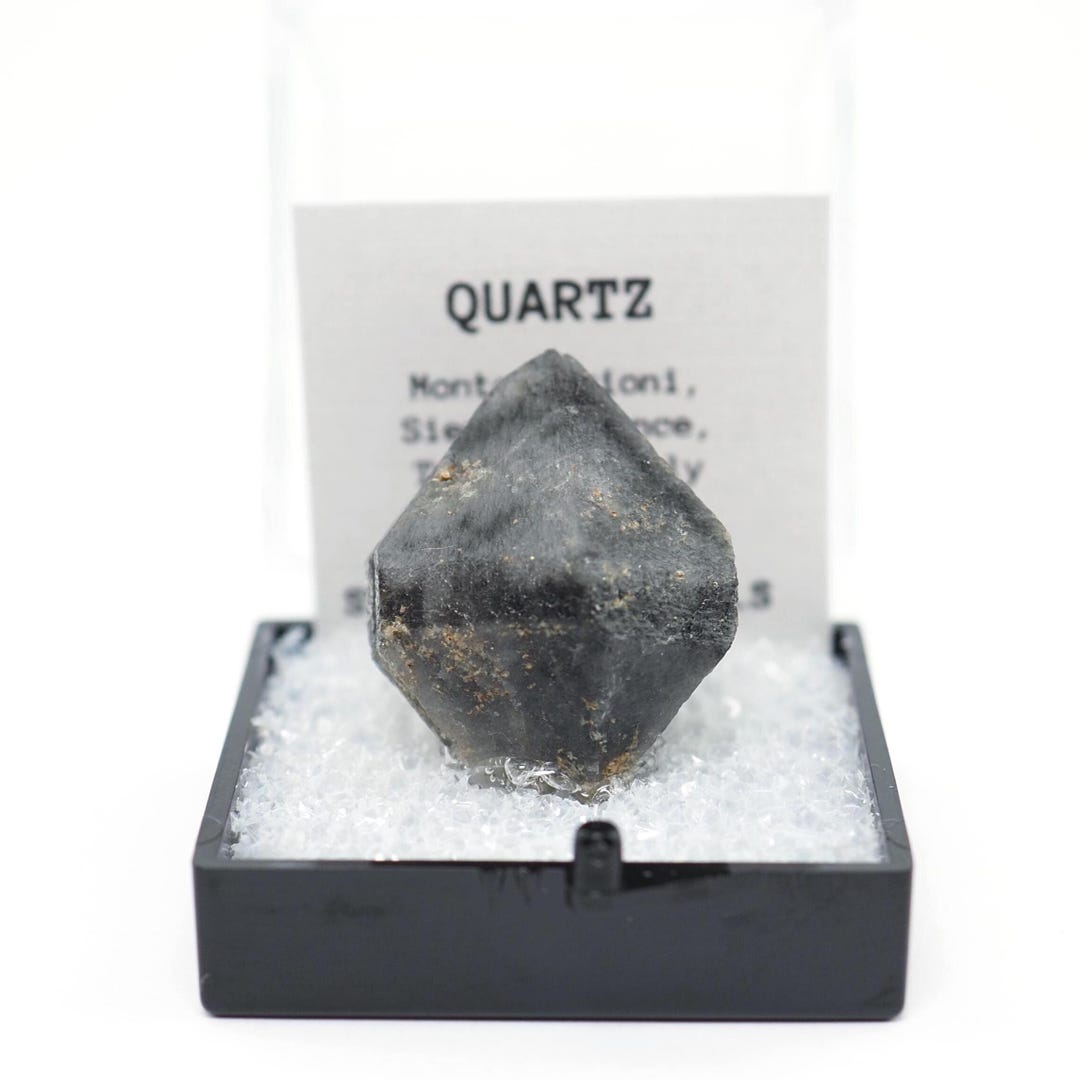 Beta Quartz Crystal Italy Thumbnail Mineral Specimen Perky Box - Etsy