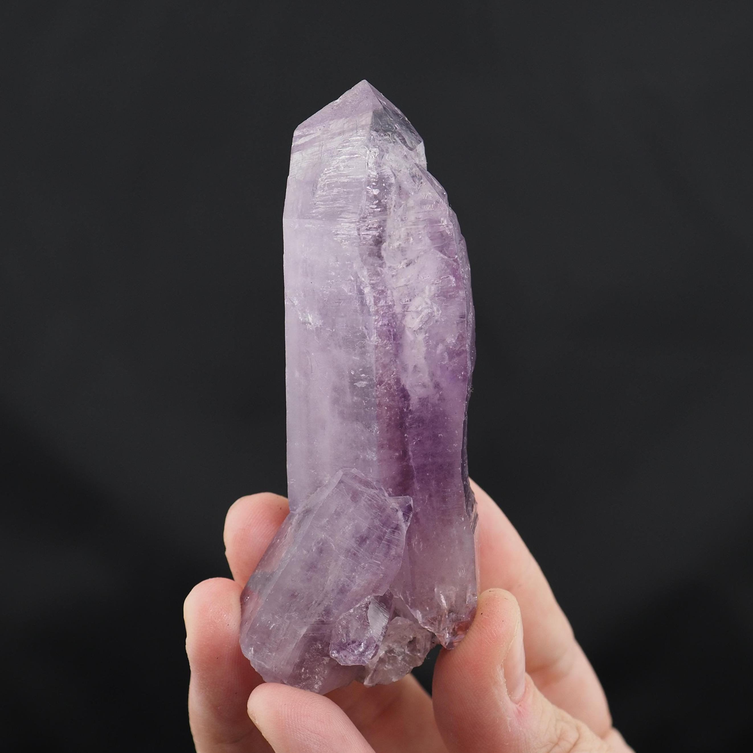 Amethyst crystal from Veracruz, Mexico purple Quartz point natural crystals home decor stone mineral specimen structure minerals (L4917-I4)