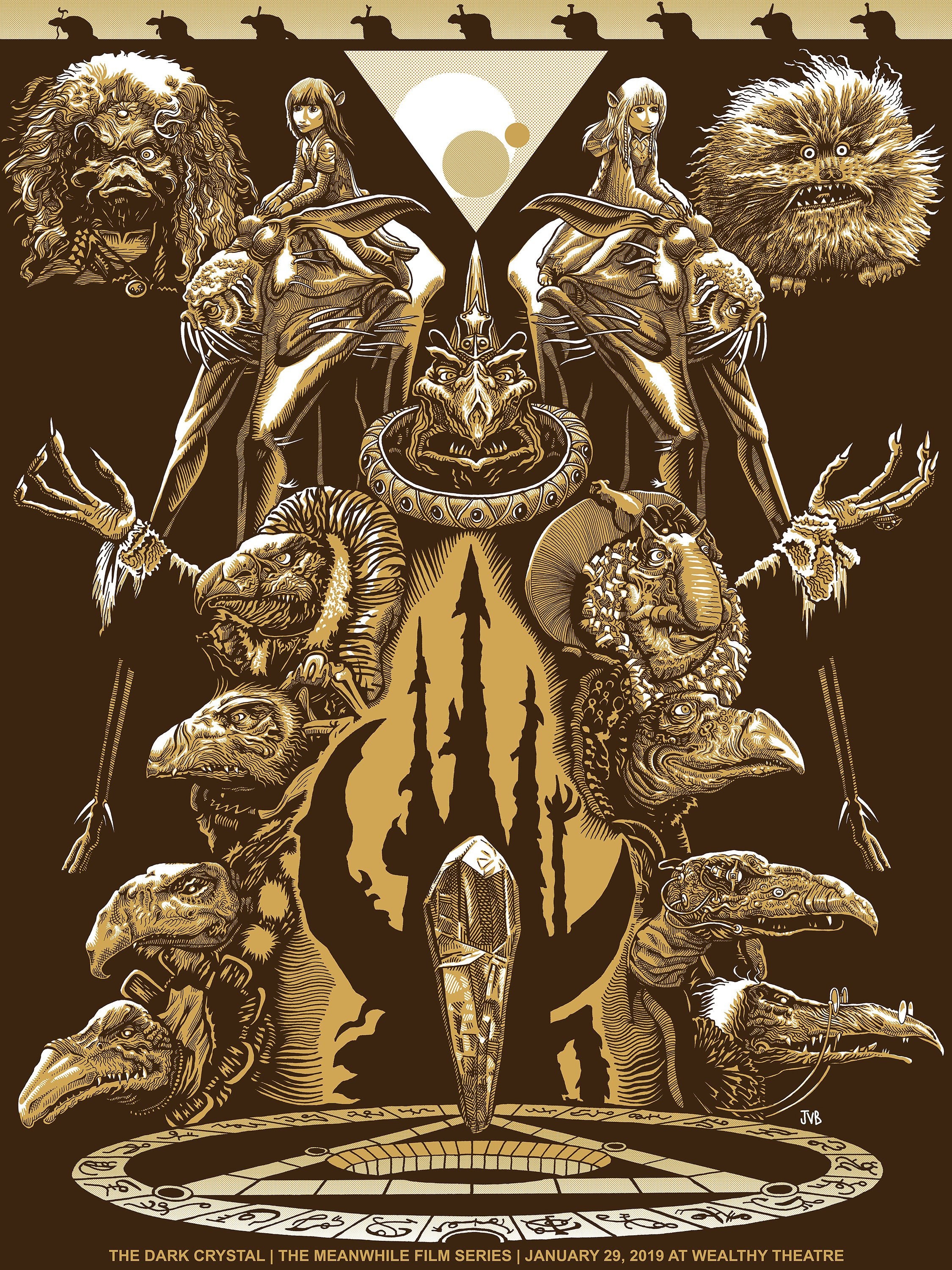 Dark Crystal Screen Printed Poster 18x24 Jim Henson - Etsy