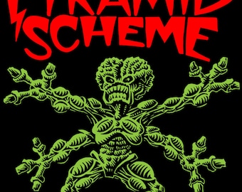 Pyramid Scheme Alien Attack T-Shirt