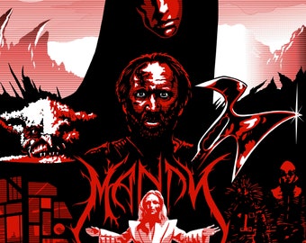MANDY Screen Printed Poster (Nicolas Cage) 18x24