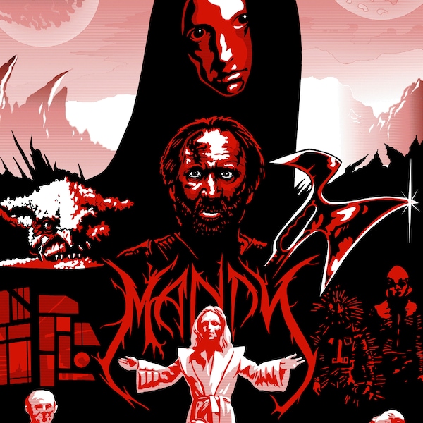 MANDY Screen Printed Poster (Nicolas Cage) 18x24