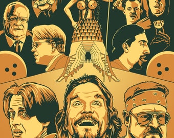 The Big Lebowski Poster 18x24 Coen Brothers