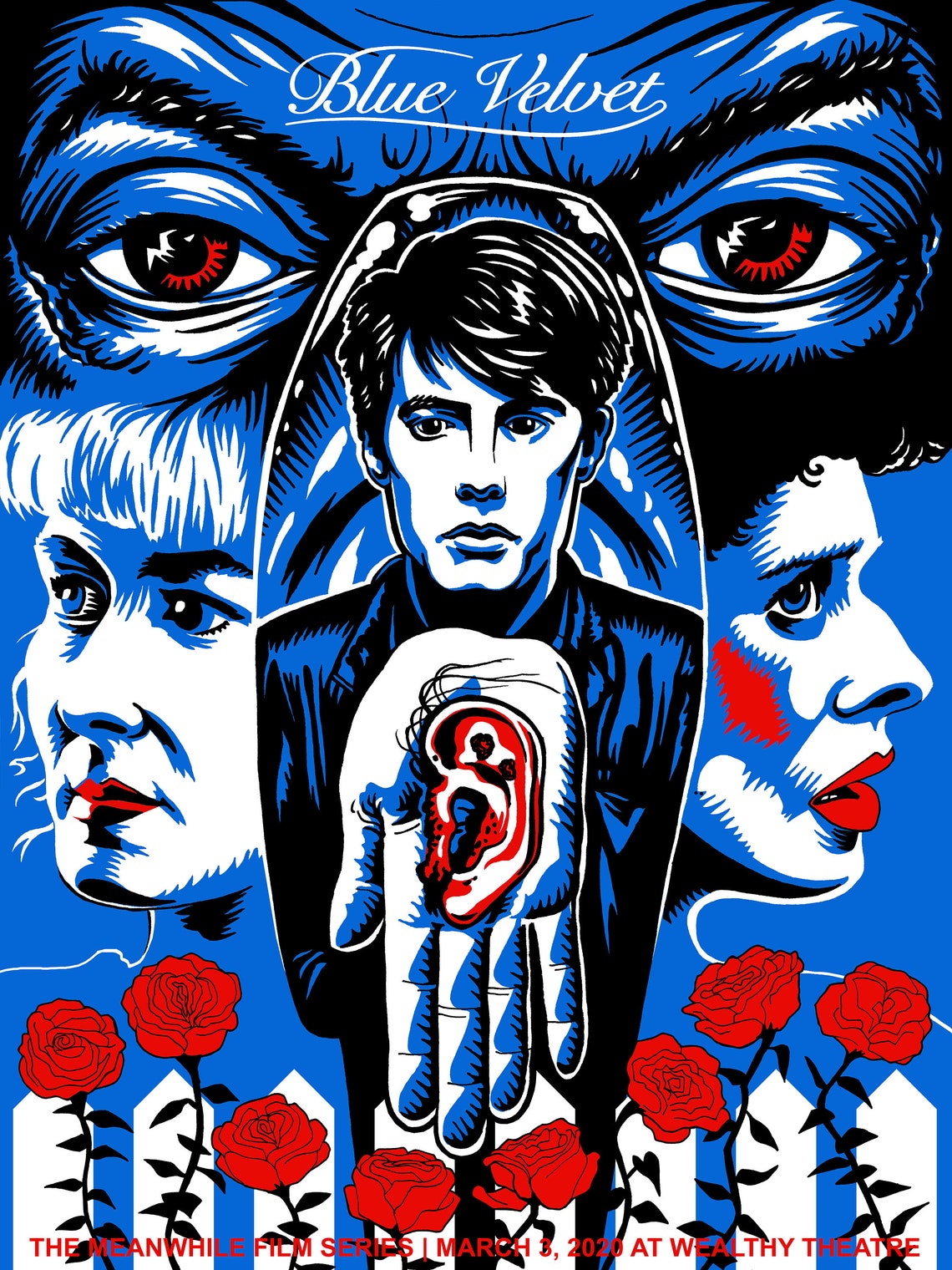 Blue Velvet Poster 18x24 David Lynch Etsy