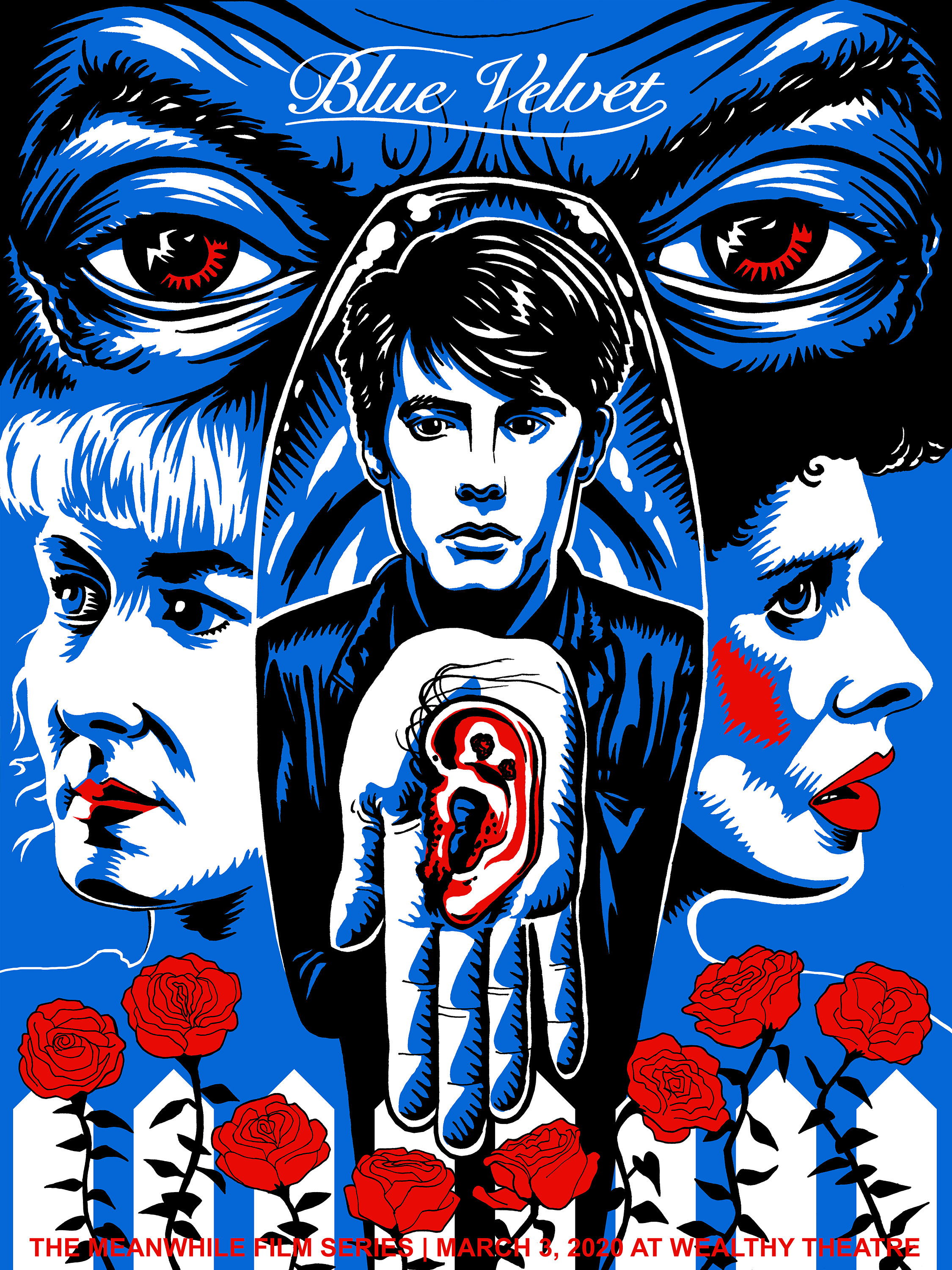 Blue Velvet-An Original Vintage Movie Poster of David