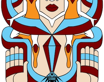 oF MONTREAL Screen Printed Poster