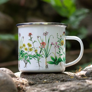 Wildflower Enamel Camping mug