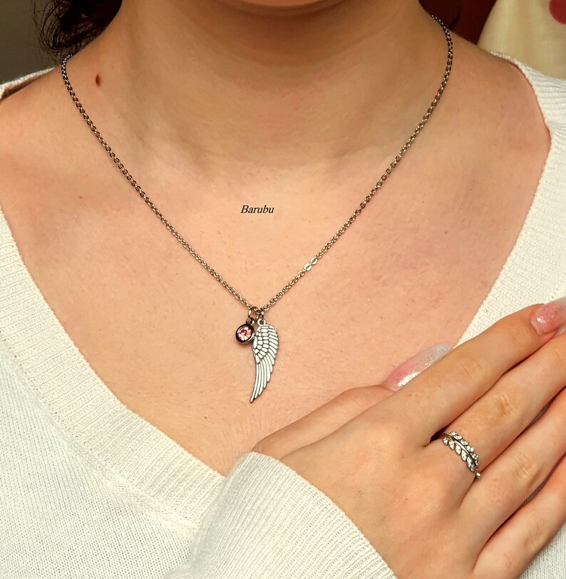 Mothers Day Gifts USA Good Luck Ring SOLID Sterling Silver 925 Cubic Zirconia Adjustable Petite Angel Feather Stackable Midi Finger Ring