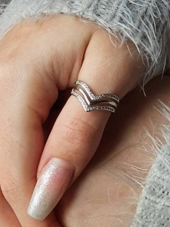 Buy 925 Sterling Silver Spinning Ring Narrow High Shine Chunky Spinner  Minimal Thumb Ring for Women Boho Minimalist Meditation Band Ring Online in  India - Etsy