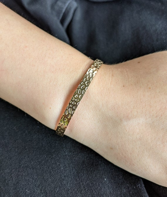 Mens rose gold store cuff bracelet