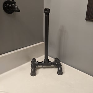 Industrial Rustic Paper Towel Holder, Kitchen Storage