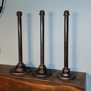 Industrial Rustic Paper Towel Holder, Kitchen Storage