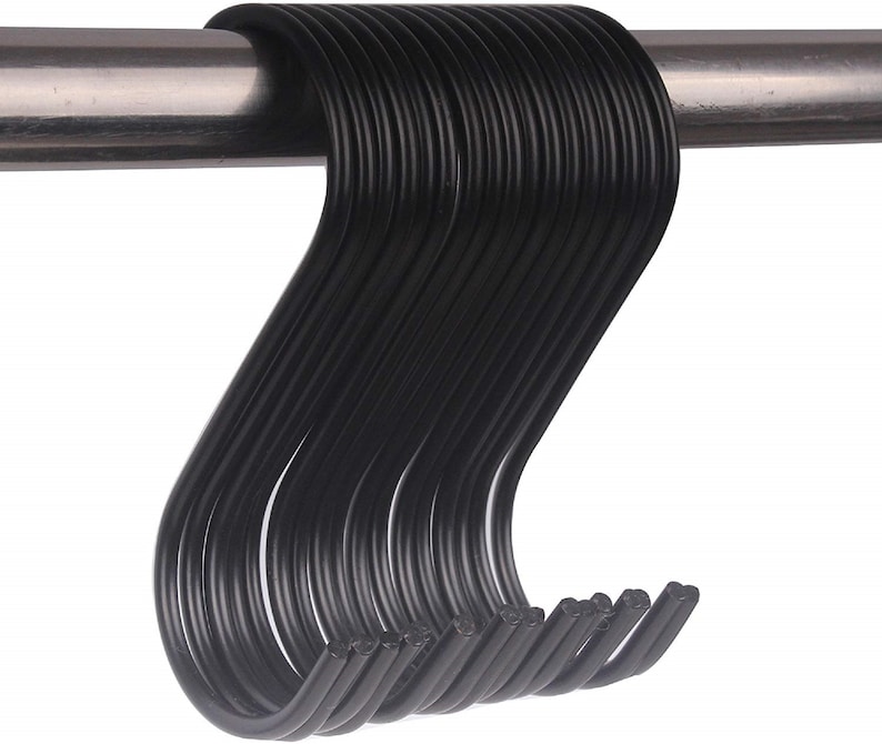 Black Metal S Hook for Macrame Projects Etsy