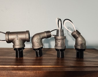 Industrial Pipe Light sockets - 1/2" Candelabra