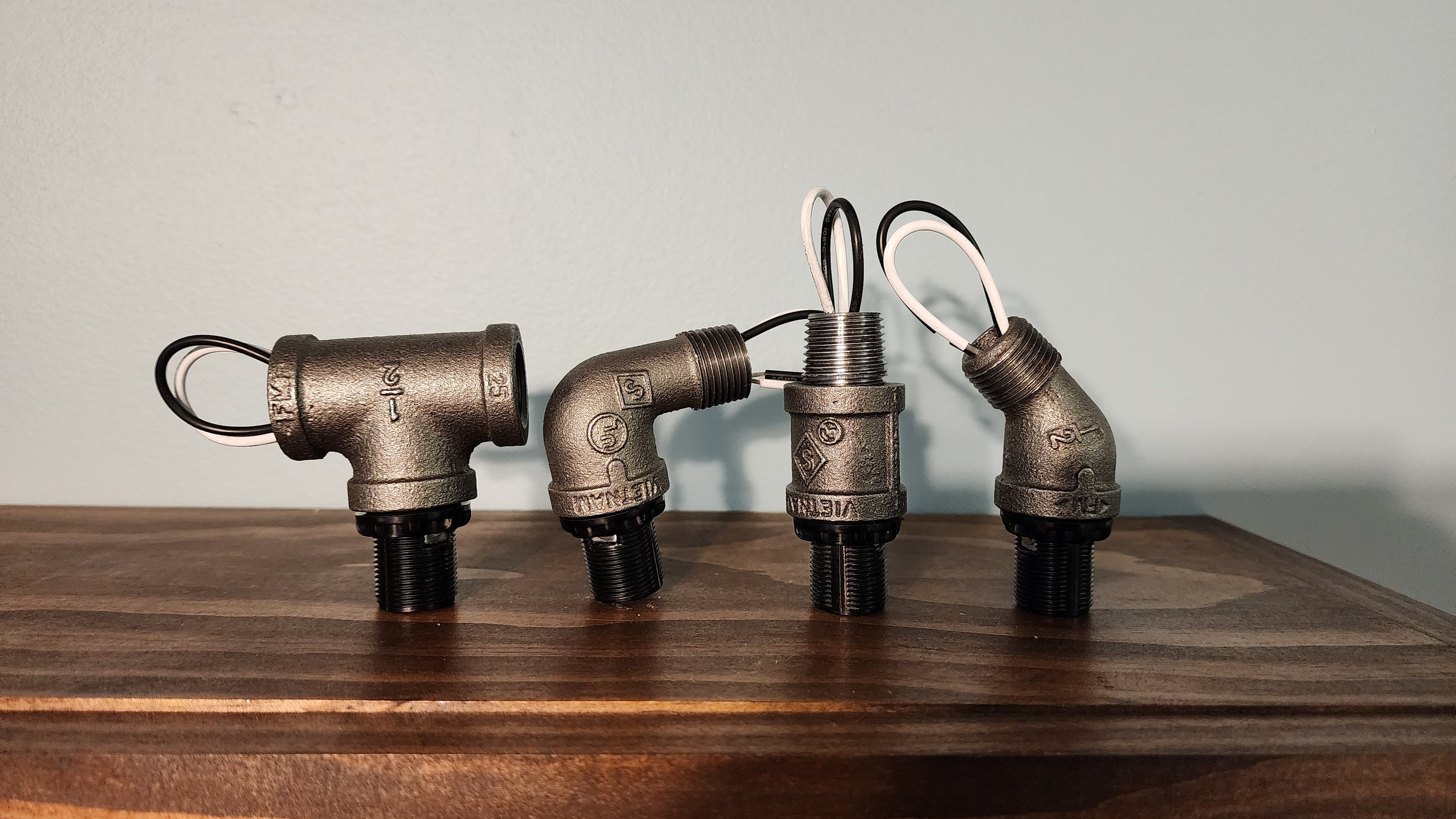 Pipeman Desk Lamp - Industrial Iron Pipe Lighting Lamp - Vintage