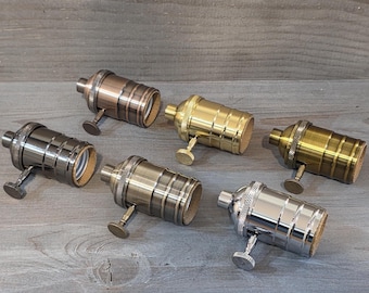 Industrial Pipe Lamp Socket 1/2" 120 - 250 volt steampunk lighting accessories lamp parts