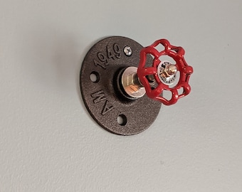 Coat Hook | Industrial Pipe Wall Hook | Clothes Rack | Metal Clothing Hook | Laundry Room Hanger | Pipe