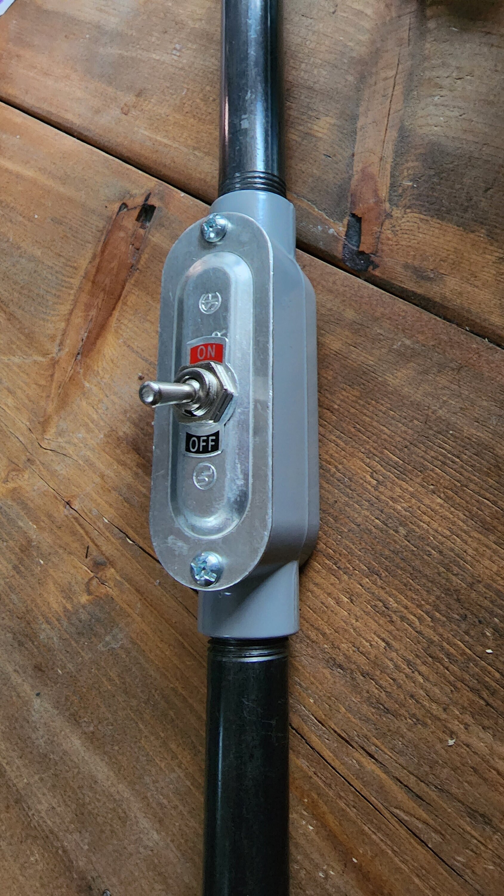 On/off Toggle Power Switch Module for Steampunk Industrial Pipe Lamp ...