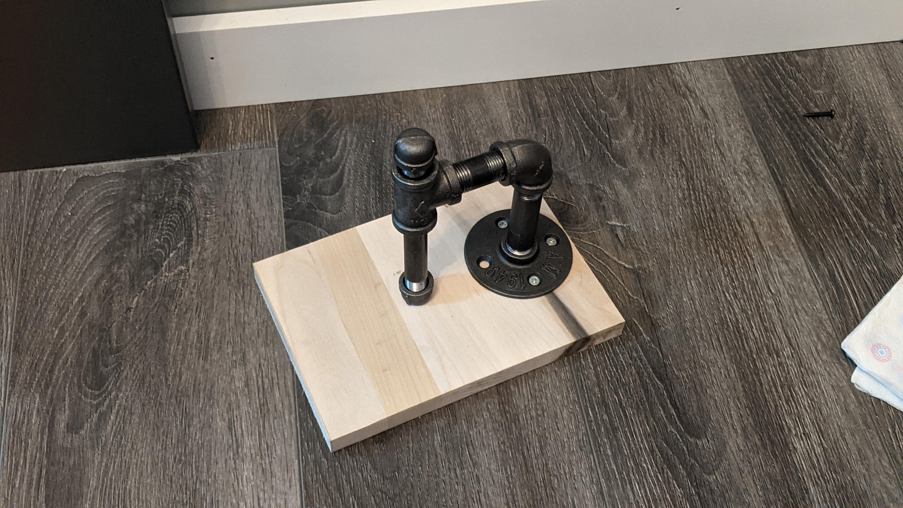 Industrial Pipe Napkin Holder Black Pipe Holder Industrial Etsy