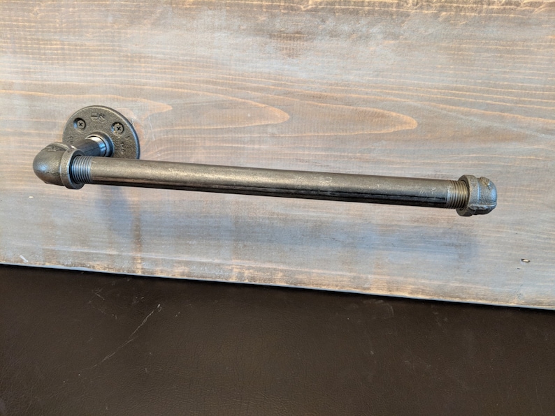 Industrial Rustic Paper Towel Holder Kitchen Storage Etsy