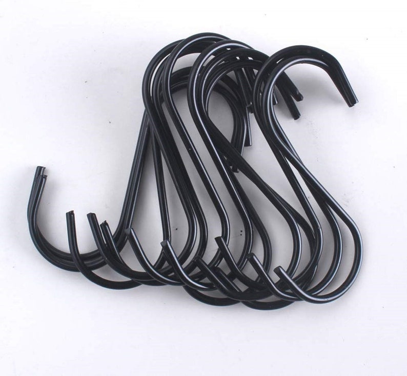 Black Metal S Hook for Macrame Projects Etsy