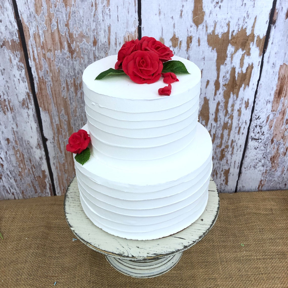 Fake Wedding Cake Faux Tiered Cake Display Photo Prop Fake - Etsy