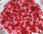 Red Pink Valentine Sprinkles,  Conversation Heart Sprinkles, Valenetines Polymer Clay Slices, Valentines Fake Baking Sprinkles