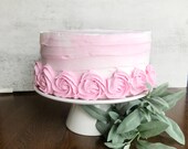 Pink Marbeled Fake Cake Fake Food 8 Inch Round Faux Cake Cake Display Food Photo Prop Kitchen Decor Cake Dummy