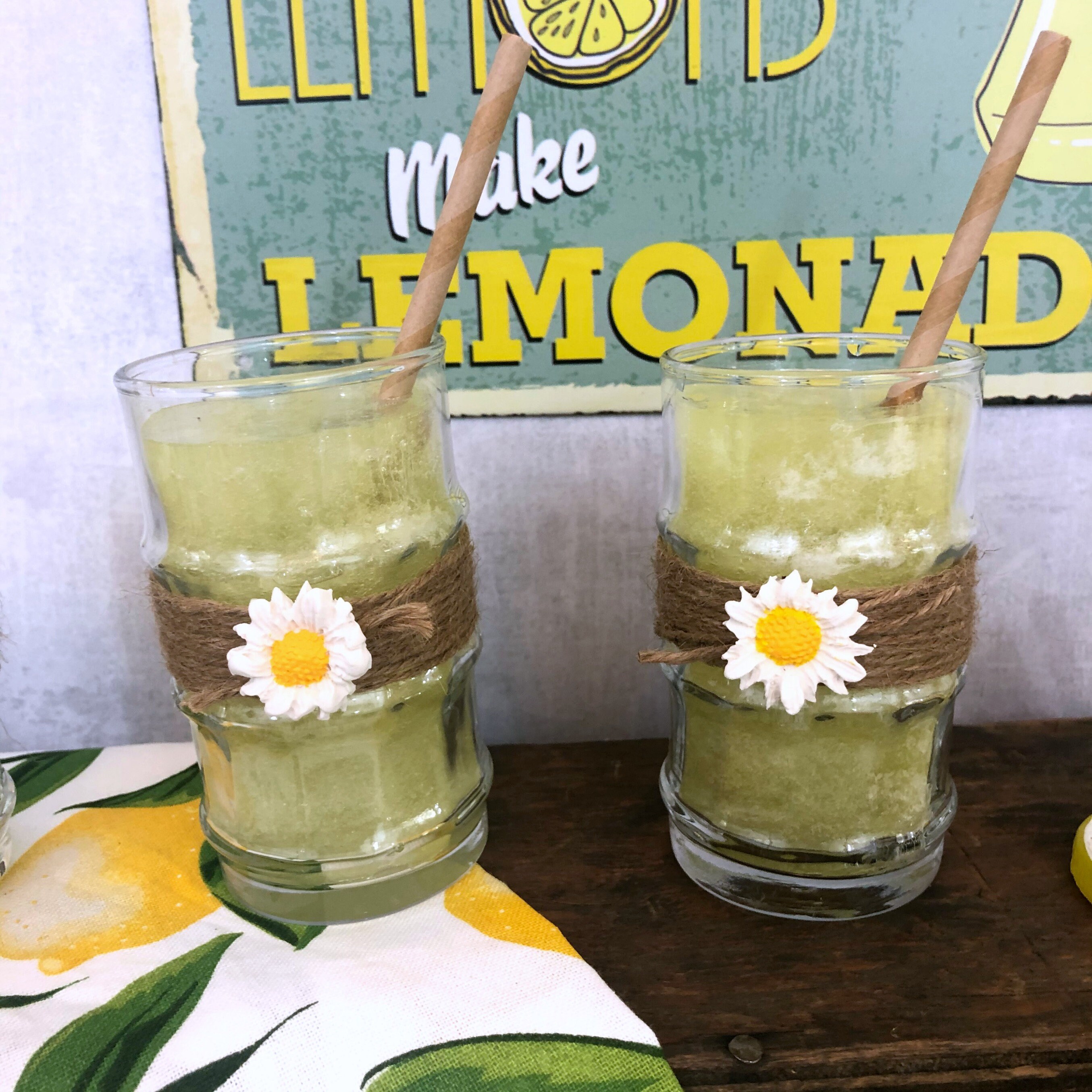 Fake Lemonade Drink Faux Lemonade Lemonade Decor Fake Food Etsy