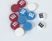 12Pcs Fake Candies 4th of July Mixed Colors Cabochons, Candy Charms, Fake Bake Faux Food Decoden