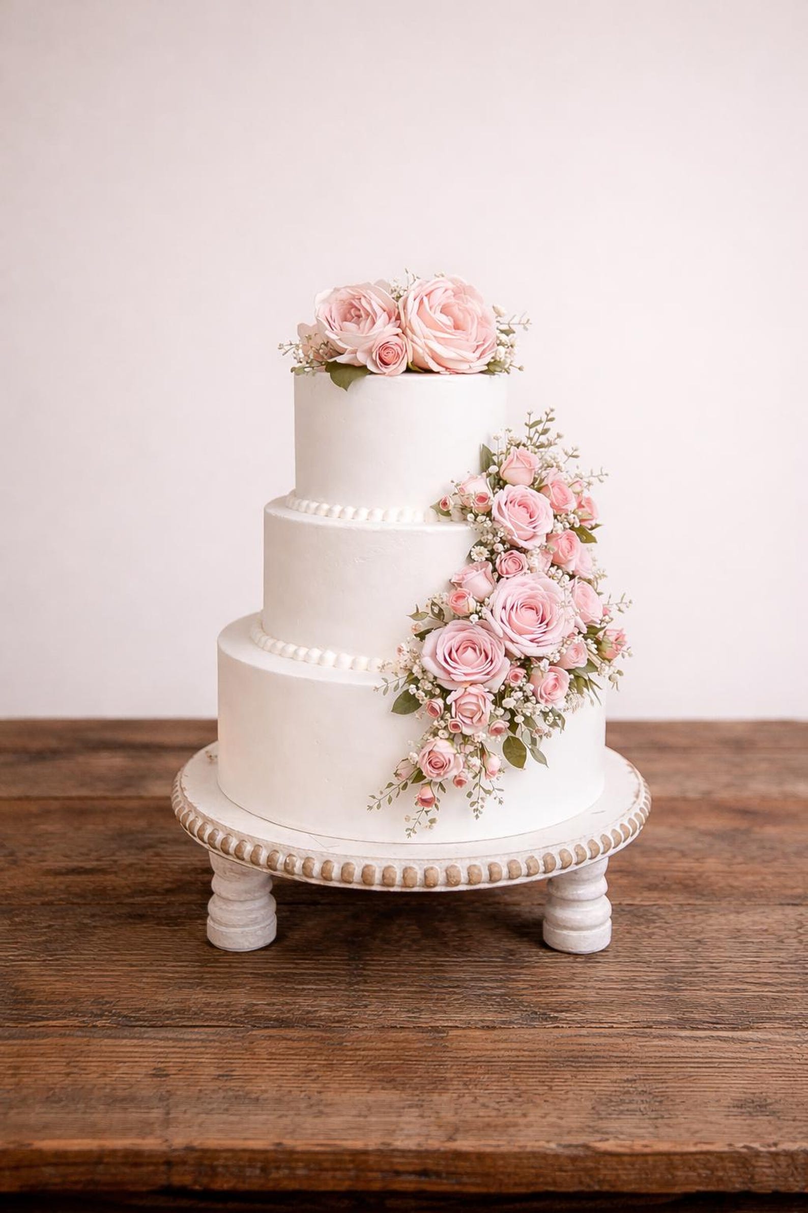 Fake 3 Tier Wedding Cake Display, Photo Prop, Faux Cake Centerpiece - Etsy
