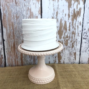 Fake 5 inch Cake With Ridged Icing, Fake Food, Faux Food Prop, Photo Prop, Kitchen Decor, Cake Dummy