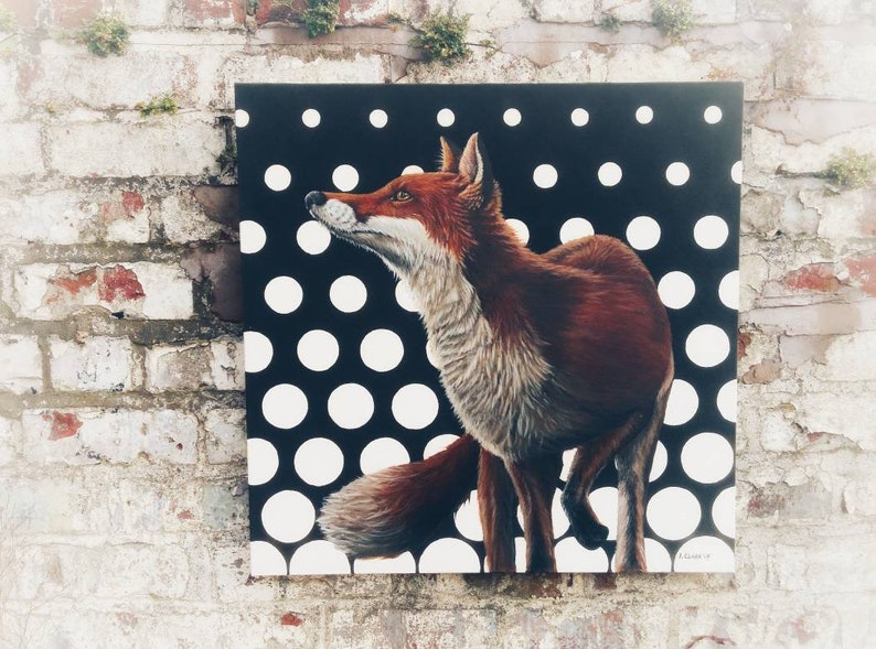 Rabbit In A Snowstorm Painting Artist Drawing Art Ideas