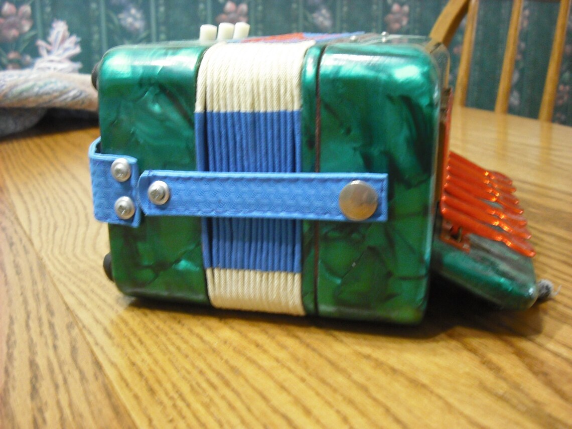 Vintage Hero Accordion Squeeze Box Shanghai China Toy Etsy