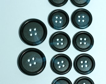 Navy Suit Button Set