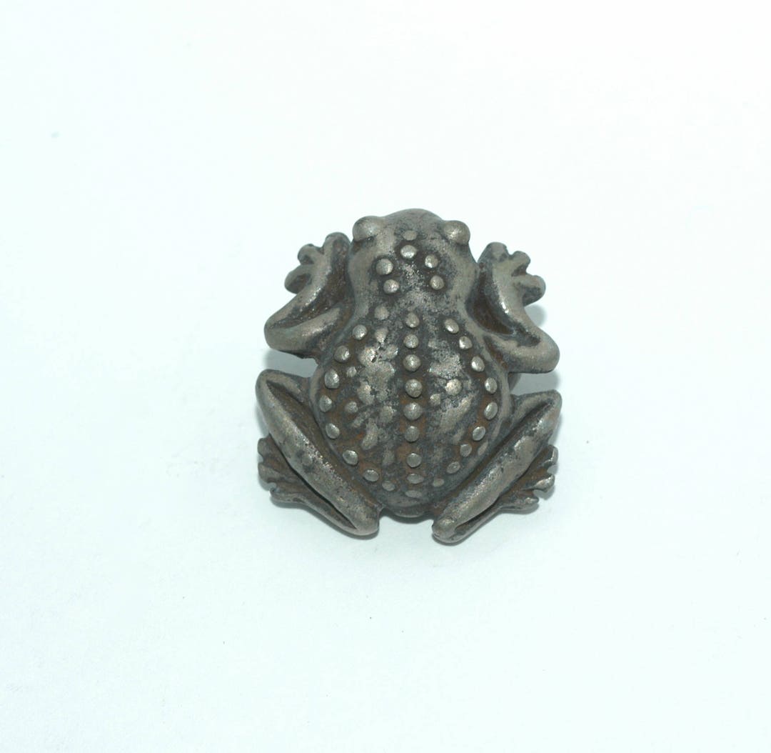 Pewter Frog Button. 1 25mm Etsy