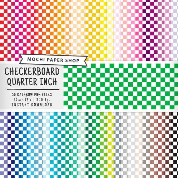 rainbow checkerboard