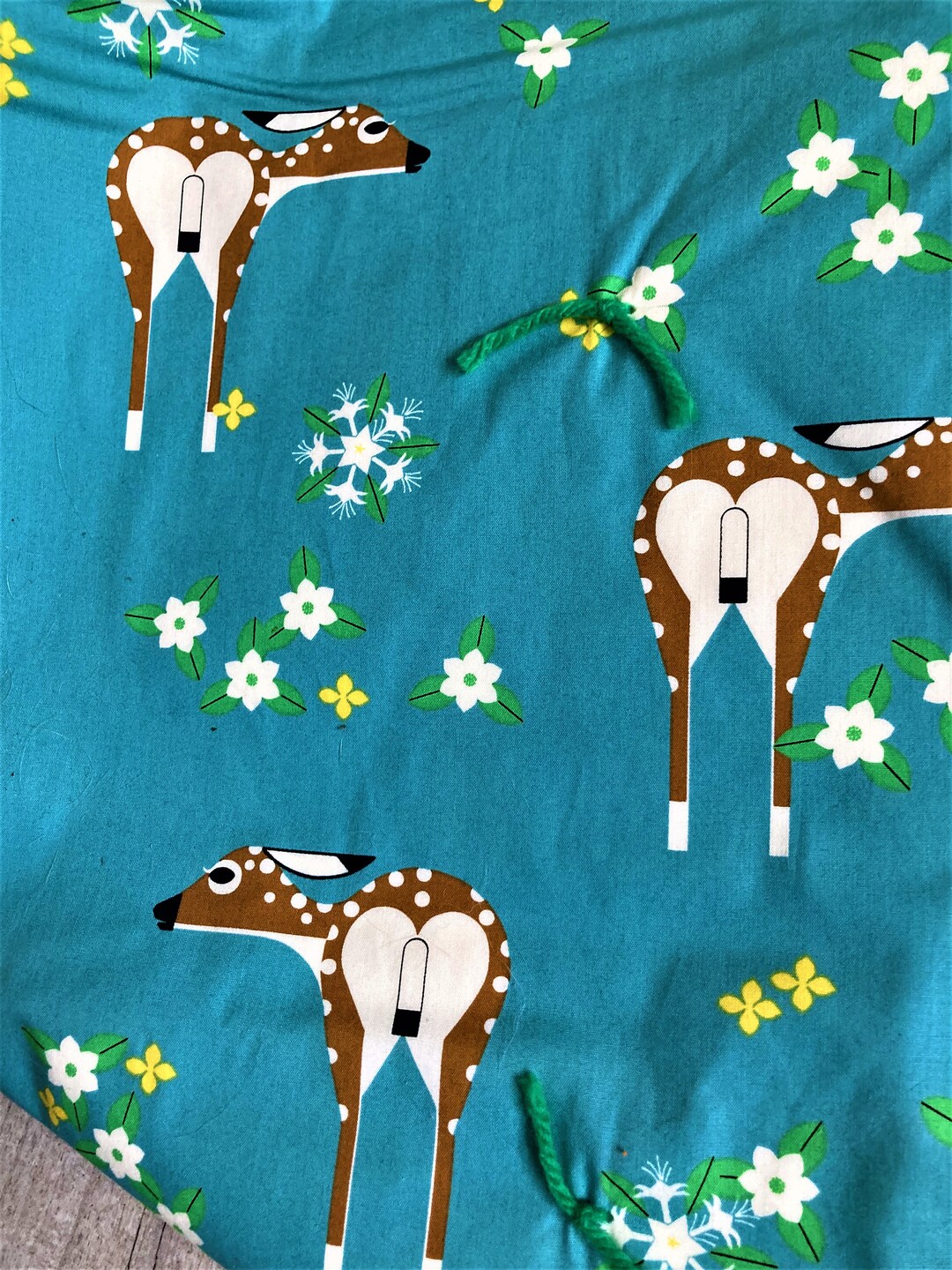 Deer Heads Quilted Blanket NCU0NNT2152