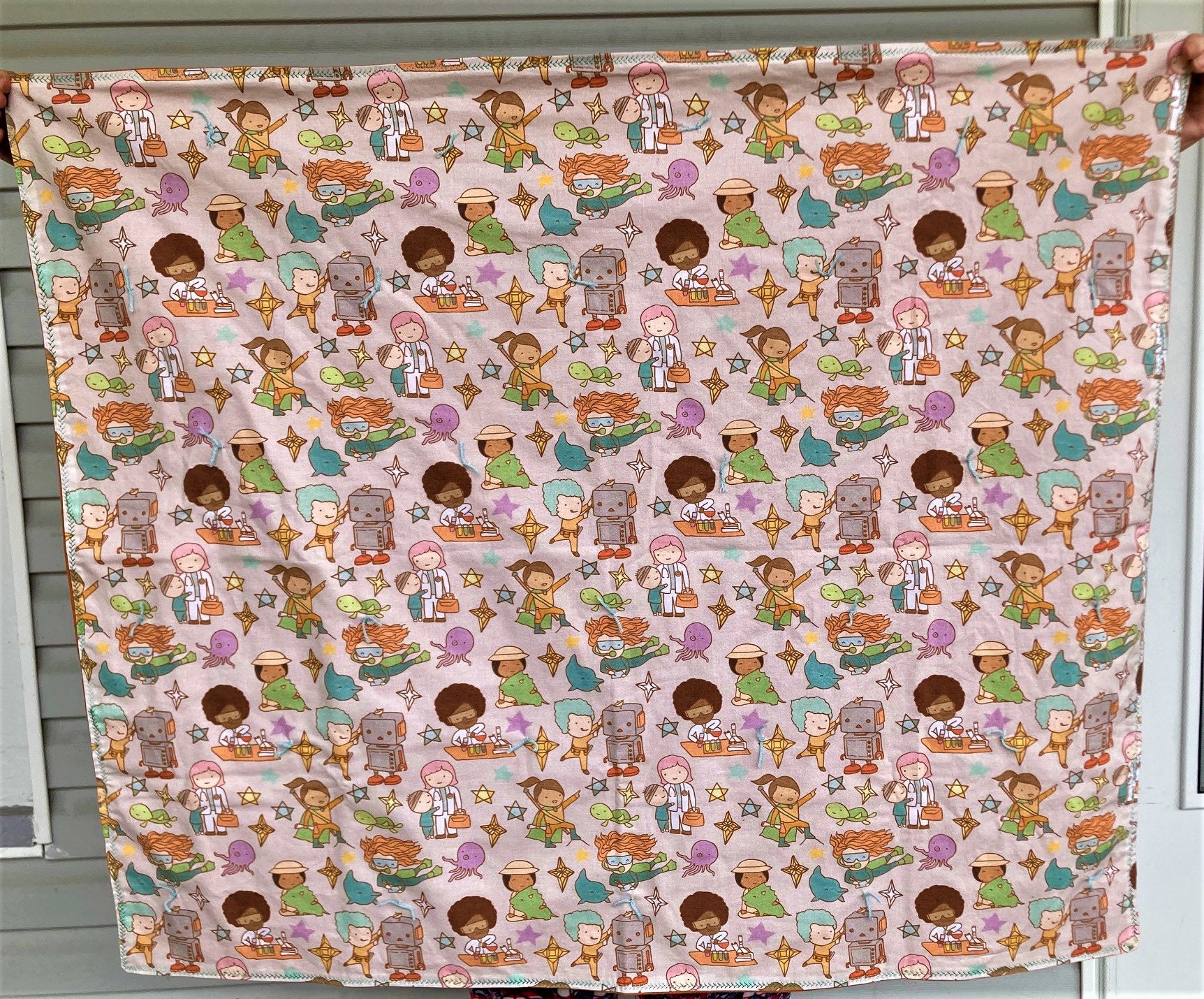 Girl Power Baby Blanket, Girl Power Accessory, Girl Power Decor, Girl