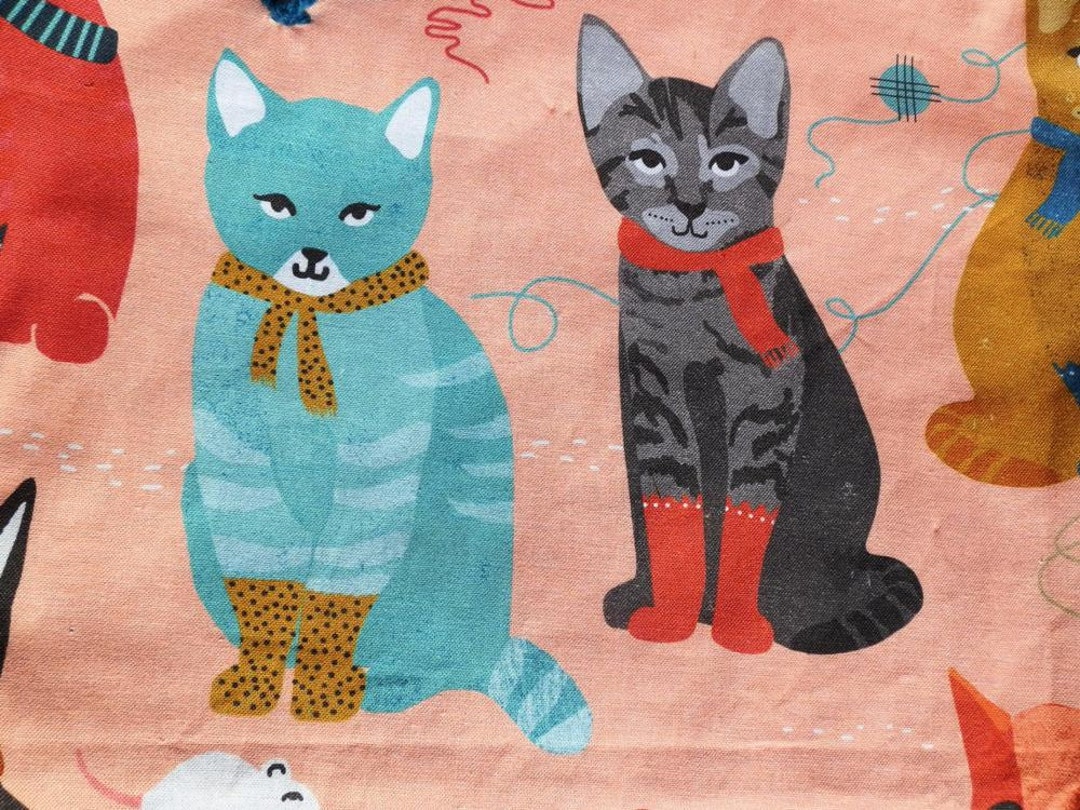 Cat Baby Blanket, Cat Blanket, Cat Throw, Kitty Quilt, Kitty Throw, Cat