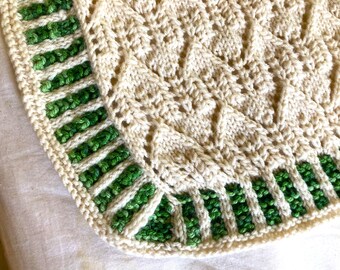 House Stitch Throw Knitting Pattern, Afghan Blanket, Wizard of Oz Inspired (PDF Pattern), Fairytale Collection