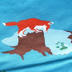 Fox Quilt, Fox Baby Blanket, Fox Throw, Cotton Child Blanket, Fox Nursery Decor, Woodland Baby Blanket, Woodland Quilt, Lap Blanket