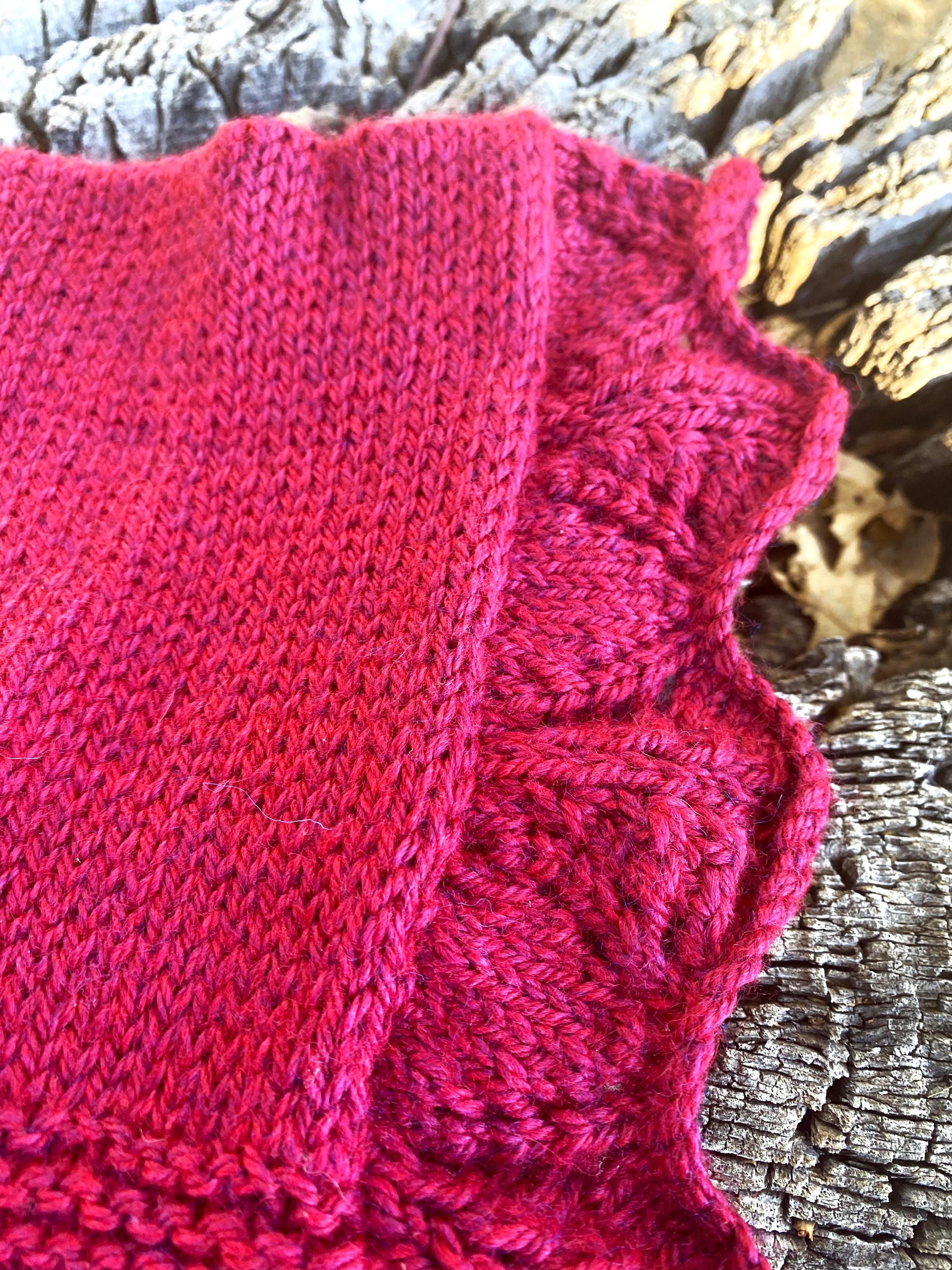 Red's Riding Hood Knitting Pattern, Child Cape Pattern, Knitted Cape Pattern, Intermediate Pattern, Storybook Collection,  Instant Download