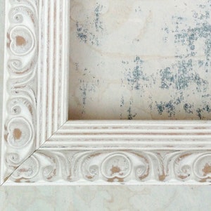 261605 White Shabby Chic Finish Picture Frame