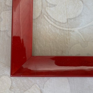 Red Lacquer Picture Frame- Photo Frame- Certificate Diploma Frame- A5 A4 A3 4x4 4x6 5x5 5x7 8x8 8x10 8.5x11 11x14 11x17 16x20 18x24 24x30