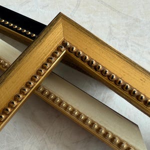 Distressed  Rustic Gold Picture Frame w/Bead- Custom Frame- Certificate Frame- A3 A4 A5 5x5 5x7 8x8 8x10 8.5x11 9x12 10x10 11x14 12x16 16x20