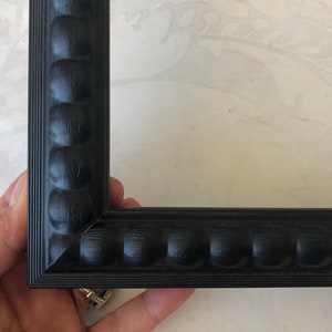 Chunky Bead Black Picture Frame- Custom Framing- A3 A4 A5 4x4 5x7 8x10 8.5x11 9x9 9x16 10x12 12x16 14x18 16x20 20x30 22x28 22x32 24x32 24x36